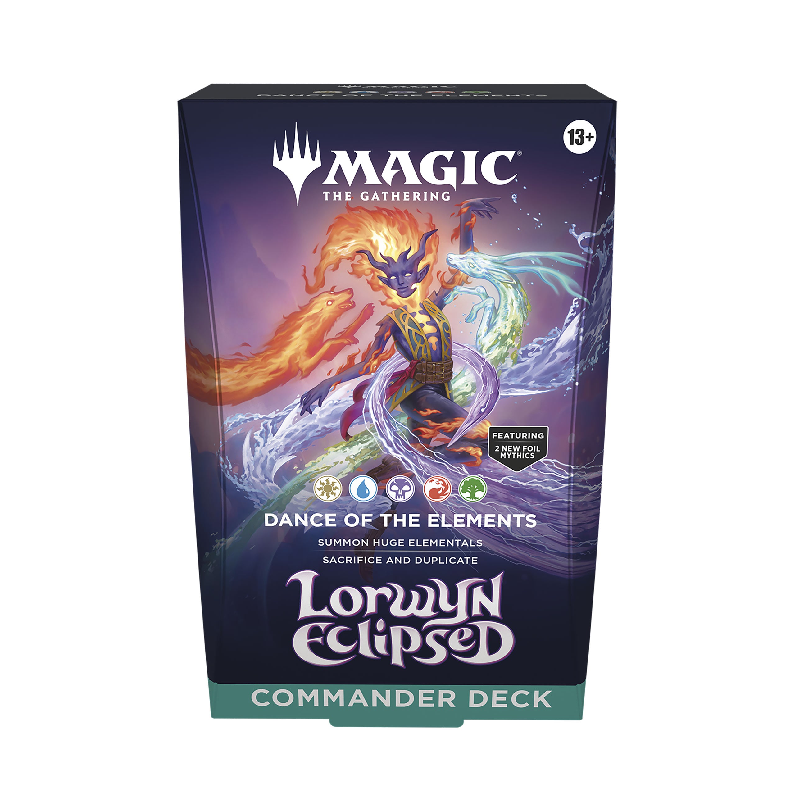 Product image Magic The Gathering - Lorwyn Eclipsed Dance of the Elements Commander Deck English Version