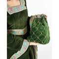 Product image Medieval Velvet Pouch Relindis green