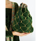 Product image Medieval Velvet Pouch Relindis green