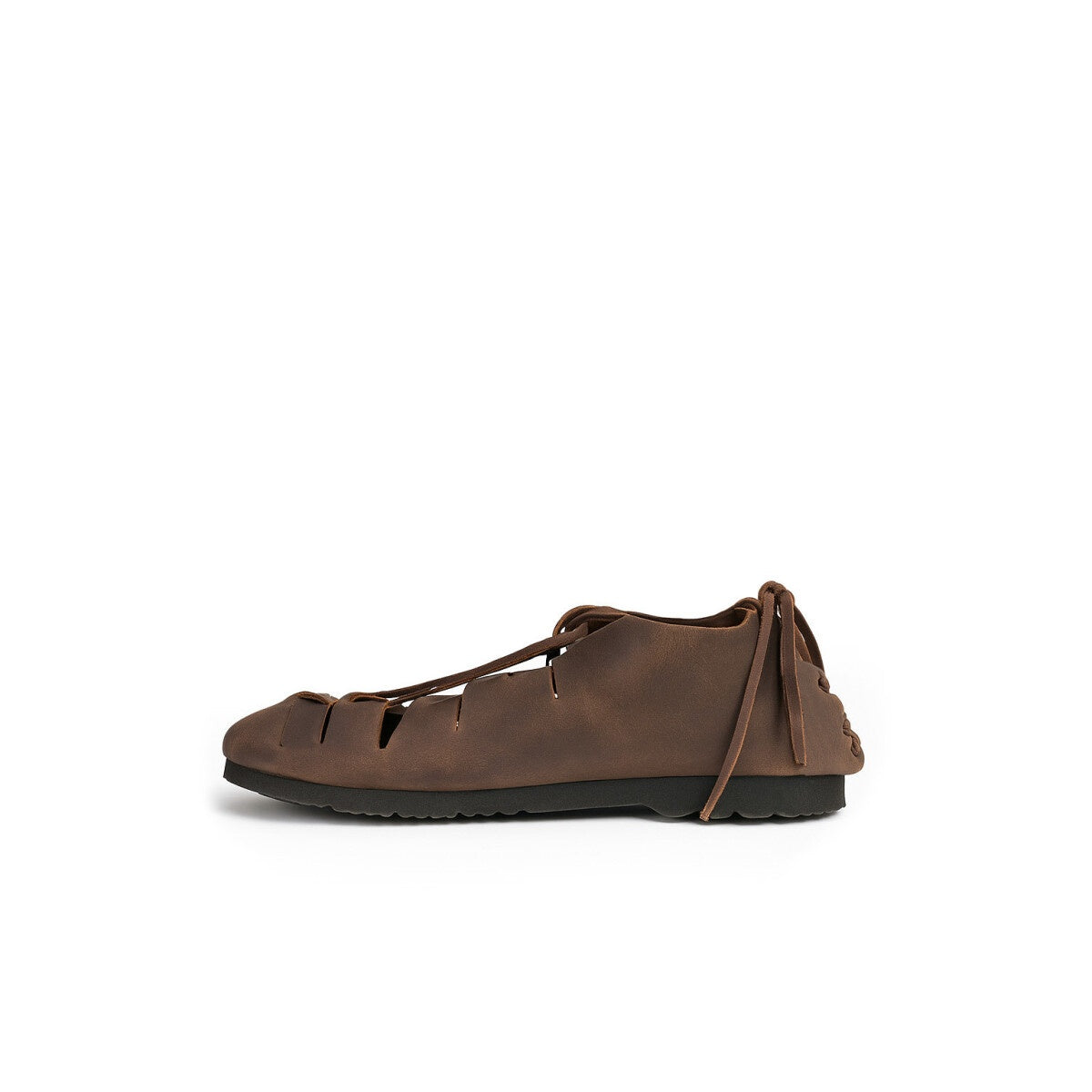 Product image Medieval ankle shoes in brown nubuck leather
