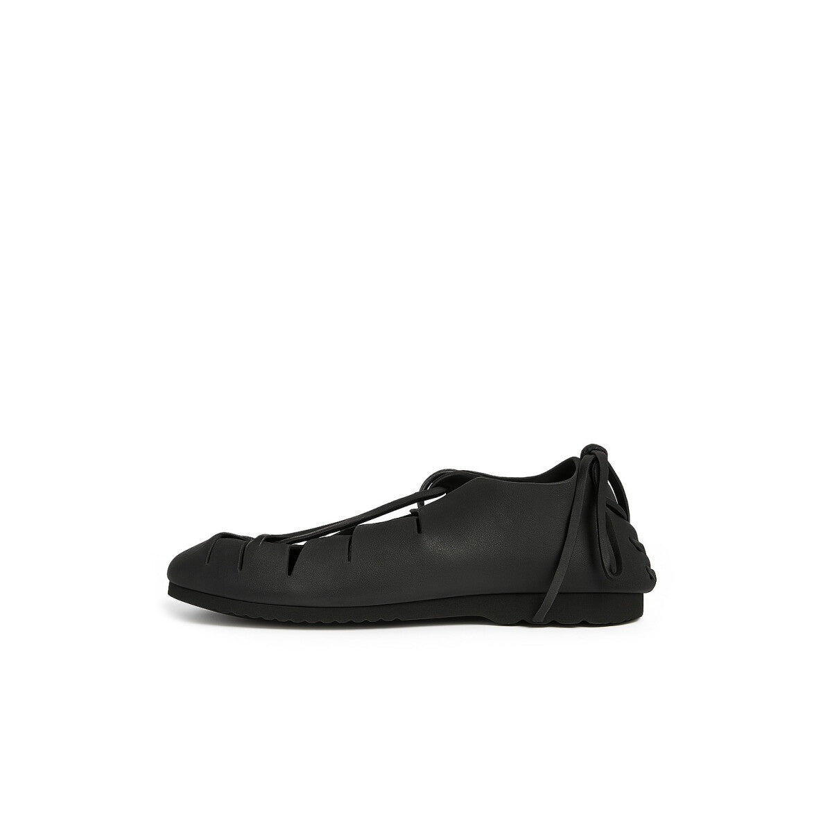Product image Medieval Ankle Shoes in Black Nubuck Leather