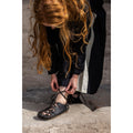 Product image Medieval Ankle Shoes in Black Nubuck Leather