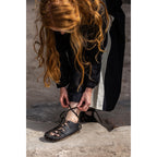 Product image Medieval Ankle Shoes in Black Nubuck Leather