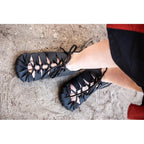 Product image Medieval Ankle Shoes in Black Nubuck Leather