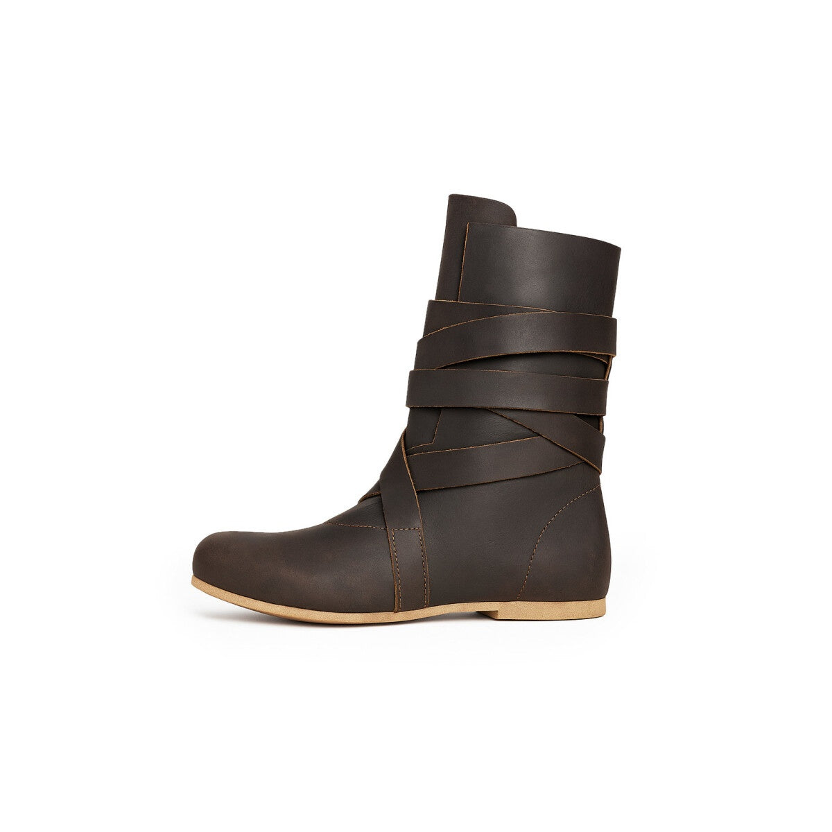 Product image Medieval Haithabu Boots with Leather Sole Sjur brown
