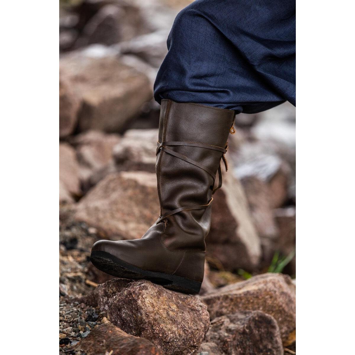 Product image Medieval Boots Ole in Brown Nubuck Leather