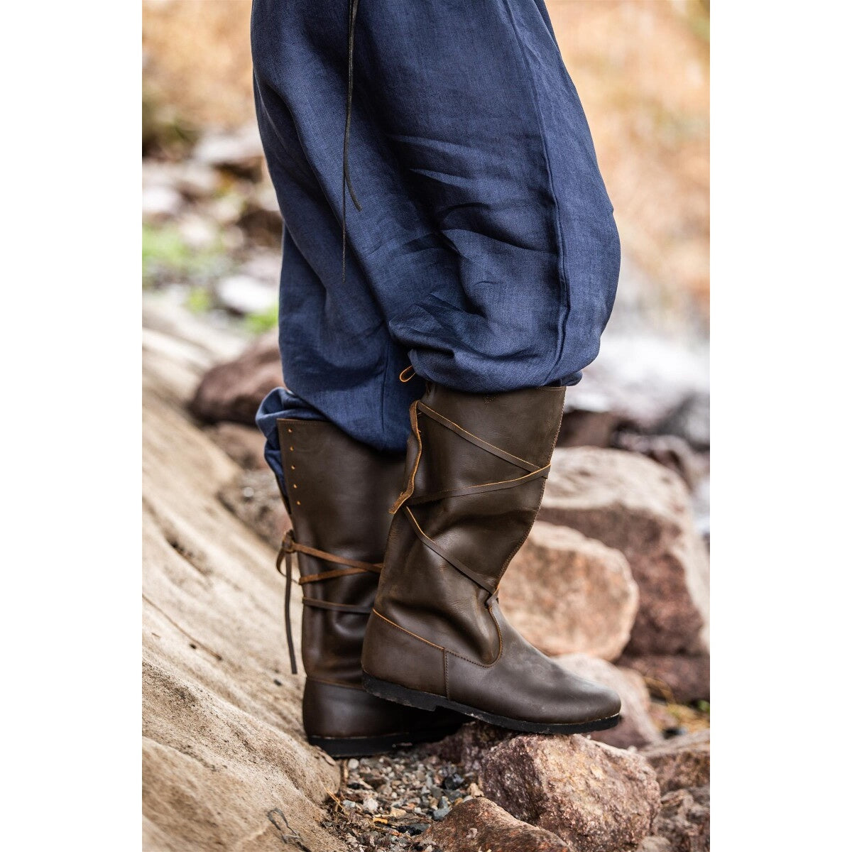 Product image Medieval Boots Ole in Brown Nubuck Leather