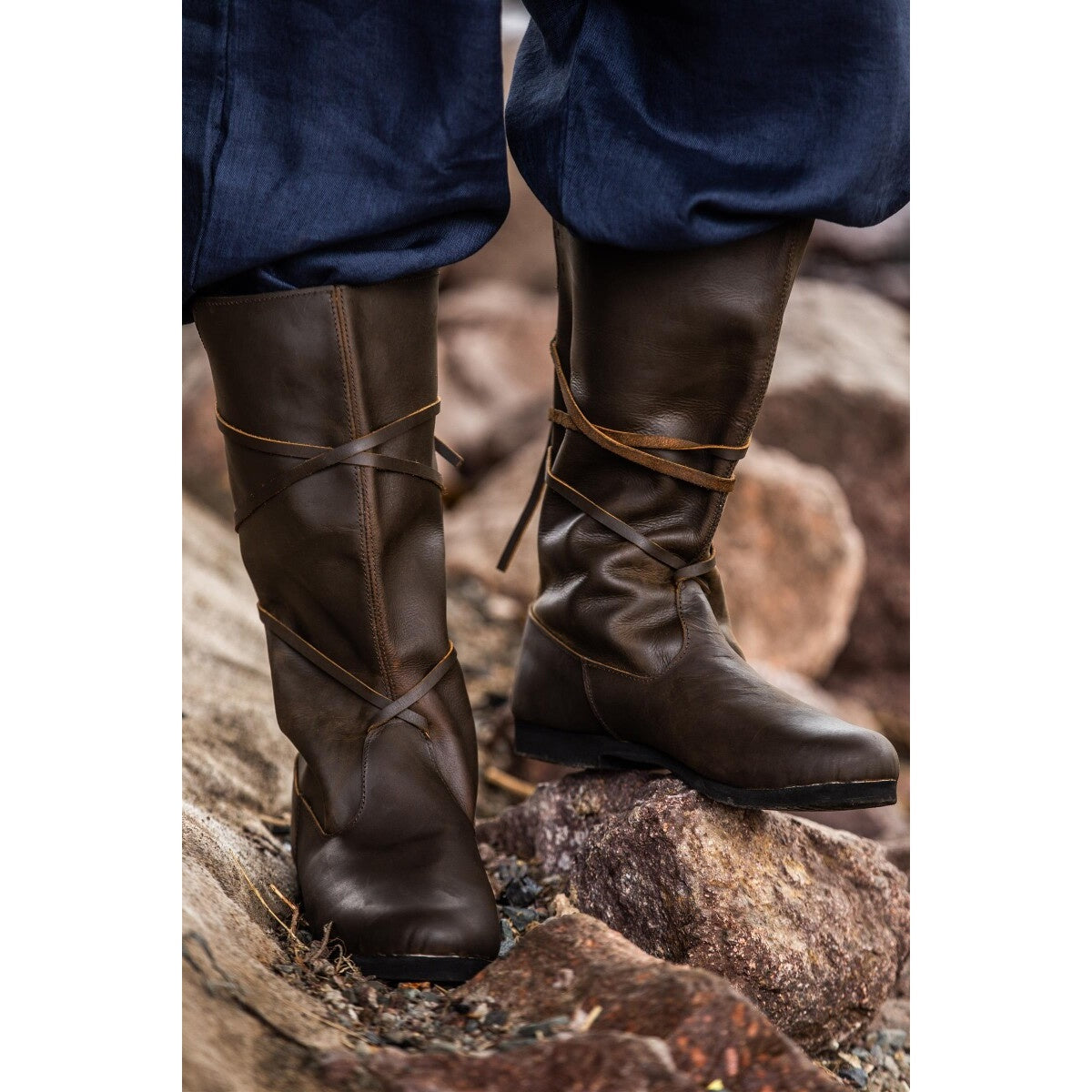Product image Medieval Boots Ole in Brown Nubuck Leather