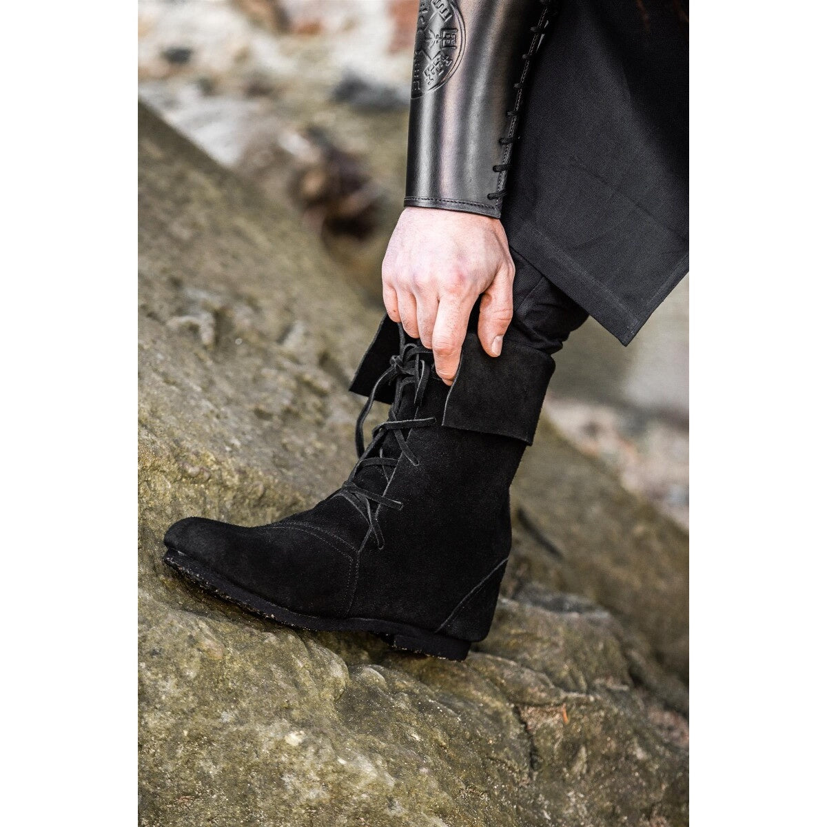 Product image Medieval Boots Aurin with Cuff black