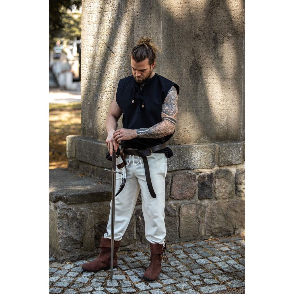 Product image Medieval Lace-Up Shirt Jean Sleeveless Black