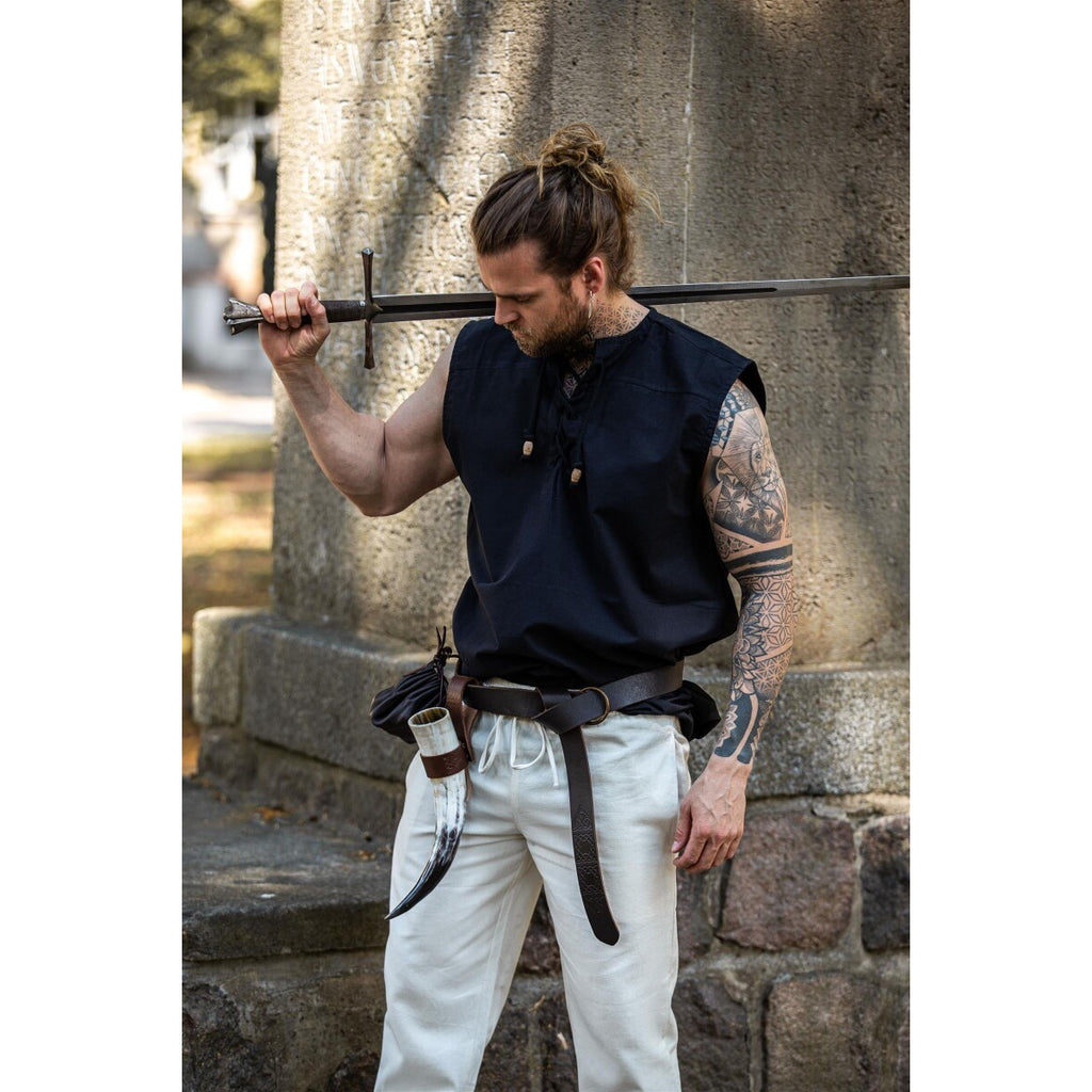 Product image Medieval Lace-Up Shirt Jean Sleeveless Black