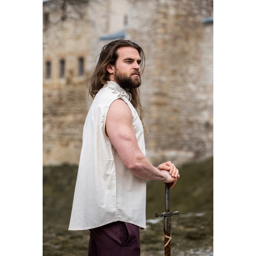 Product image Medieval Lace-Up Shirt Henn Sleeveless Beige