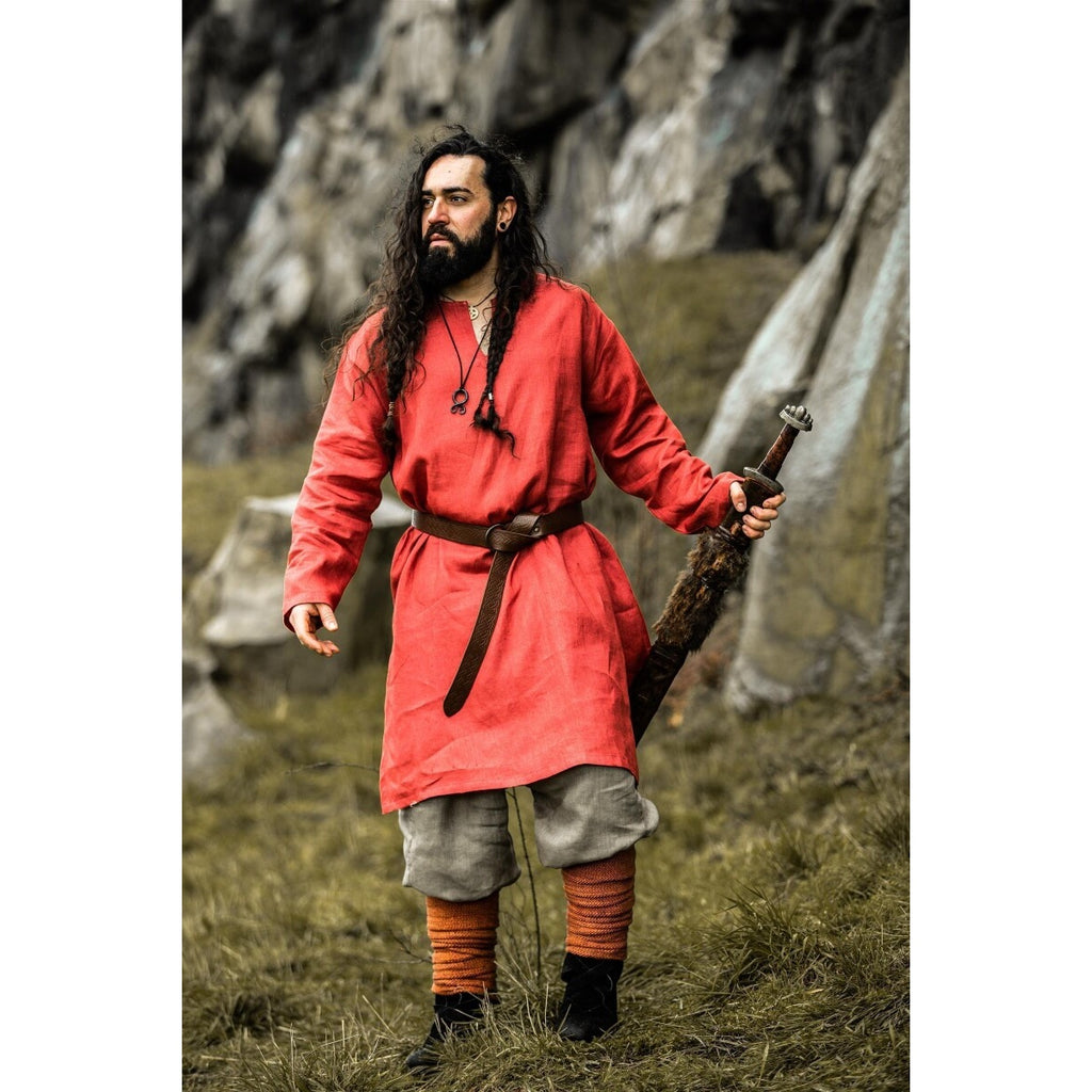 Product image Medieval Linen Tunic Halvar red
