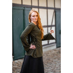 Product image Medieval Blouse Lea with Hood and Lacing green