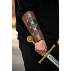 Product image Medieval Leather Bracer Orm brown-black