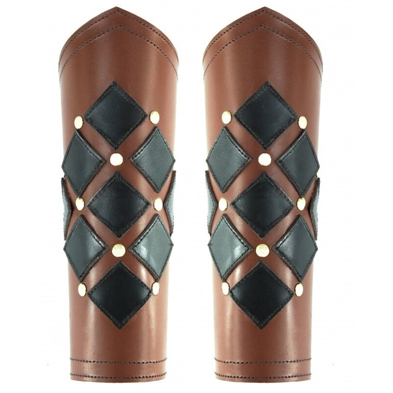 Product image Medieval Leather Bracer Orm brown-black