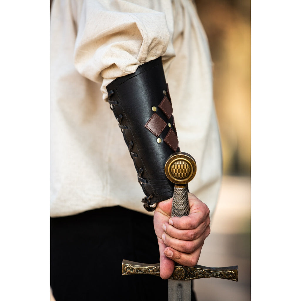 Product image Medieval Leather Bracer Orm black-brown