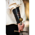 Product image Medieval Leather Bracer Orm black-brown
