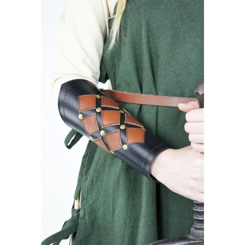 Product image Medieval Leather Bracer Orm black-brown