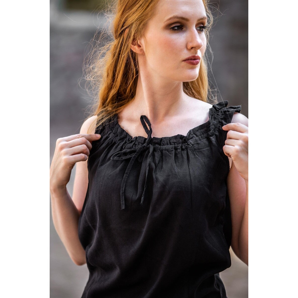 Product image Medieval Summer Blouse Adele sleeveless black