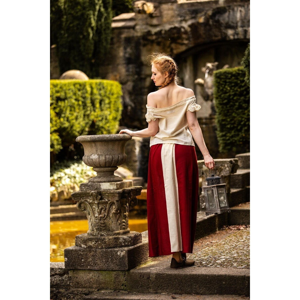 Product image Medieval Summer Blouse Lotte with Ruffles beige