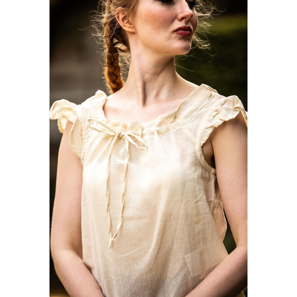 Product image Medieval Summer Blouse Lotte with Ruffles beige