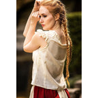 Product image Medieval Summer Blouse Lotte with Ruffles beige