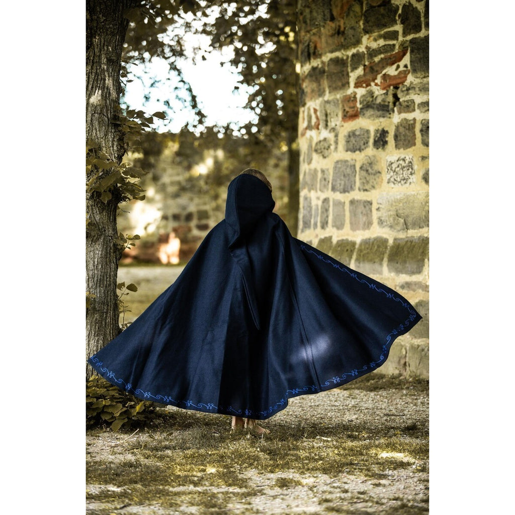 Product image Medieval wool cloak with embroidery for kids