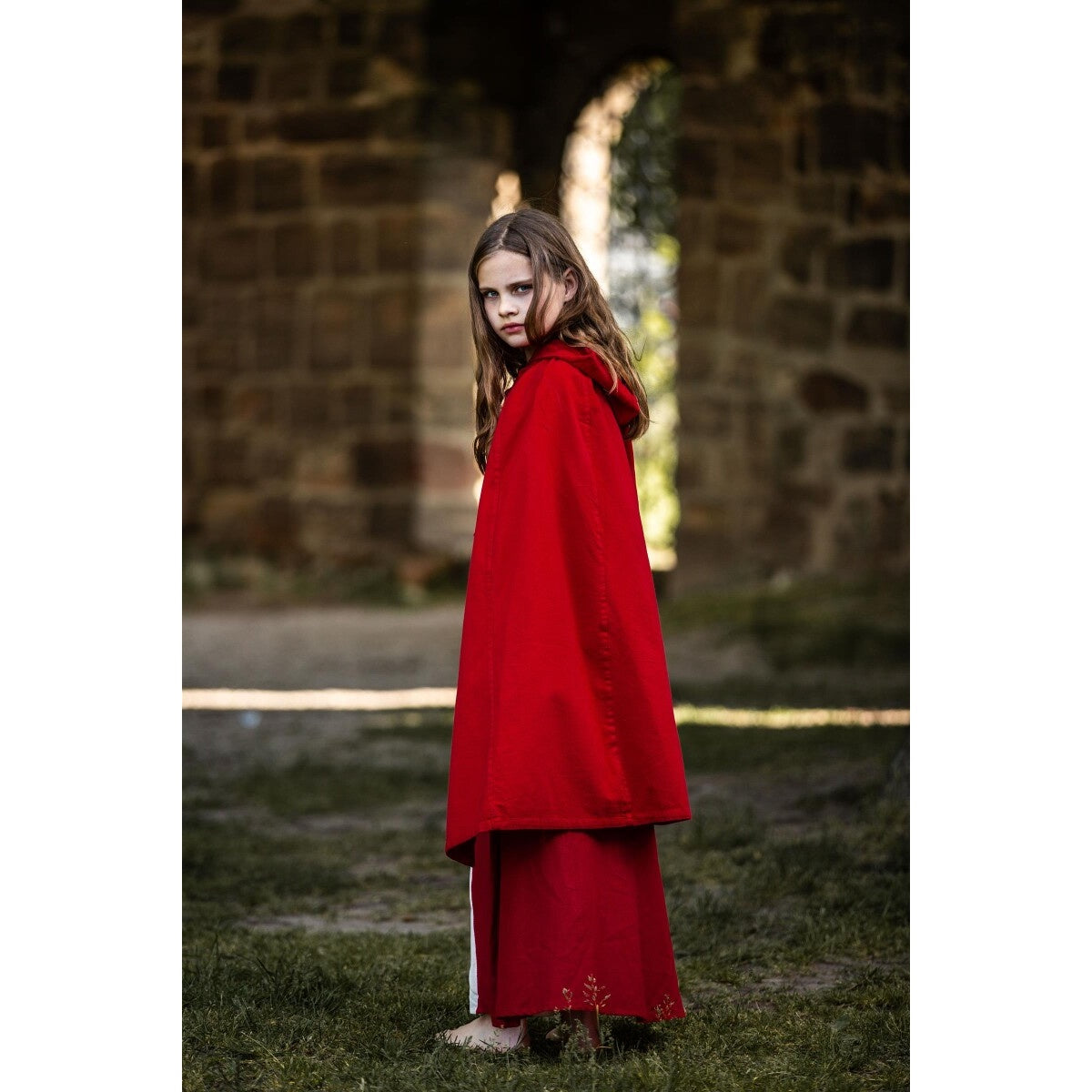 Product image Medieval Cape Cecilia for Kids red