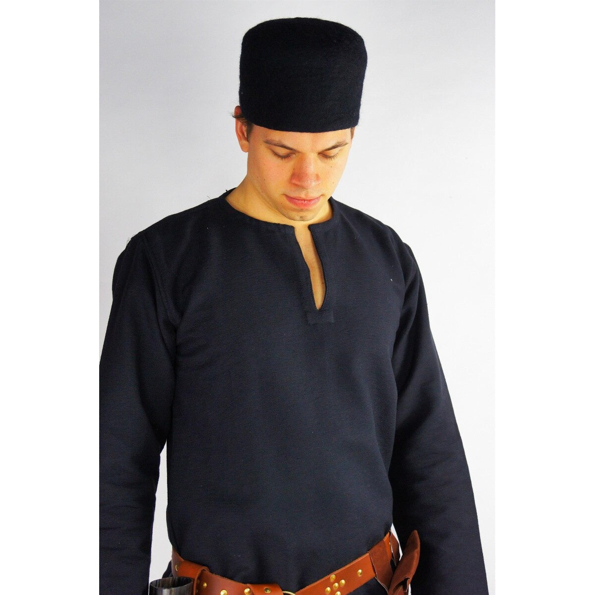 Product image Medieval Wool Felt Cap Hans black