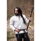 Product image Medieval Cotton Shirt Ingolf handwoven grey