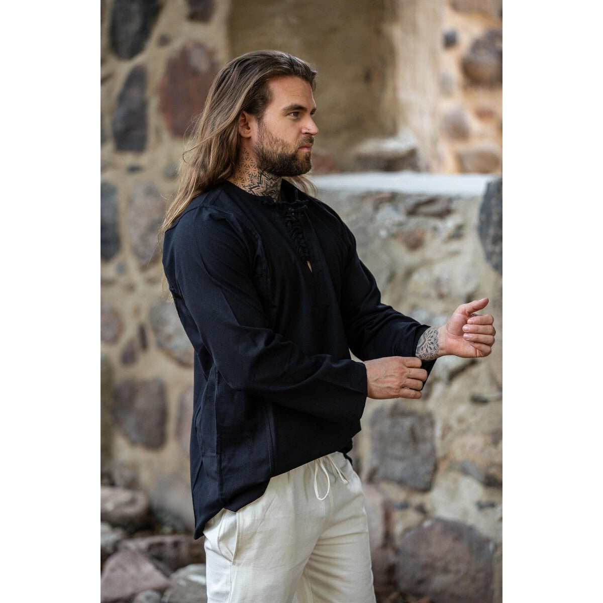 Product image Medieval Peasant Shirt Felix black