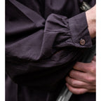 Product image Medieval Stand-Up Collar Lace-Up Shirt Friedrich brown