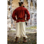 Product image Medieval Lace-Up Shirt with Eyelets Adrian red