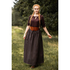 Product image Medieval Short-Sleeve Blouse Sandra dark brown