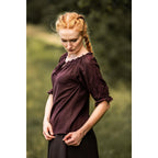 Product image Medieval Short-Sleeve Blouse Sandra dark brown