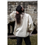 Product image Medieval Pintuck Shirt with Wooden Buttons Oswald beige