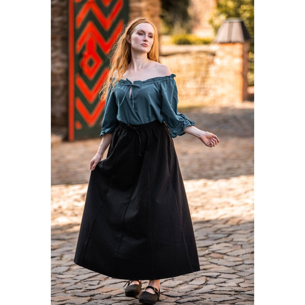 Product image Medieval Short-Sleeve Blouse Vera blue