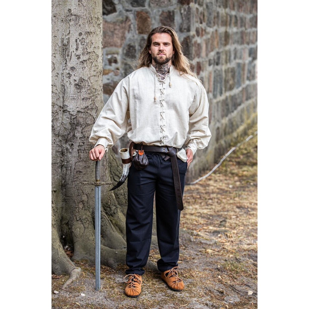 Product image Medieval Lace-Up Shirt Dagwin beige
