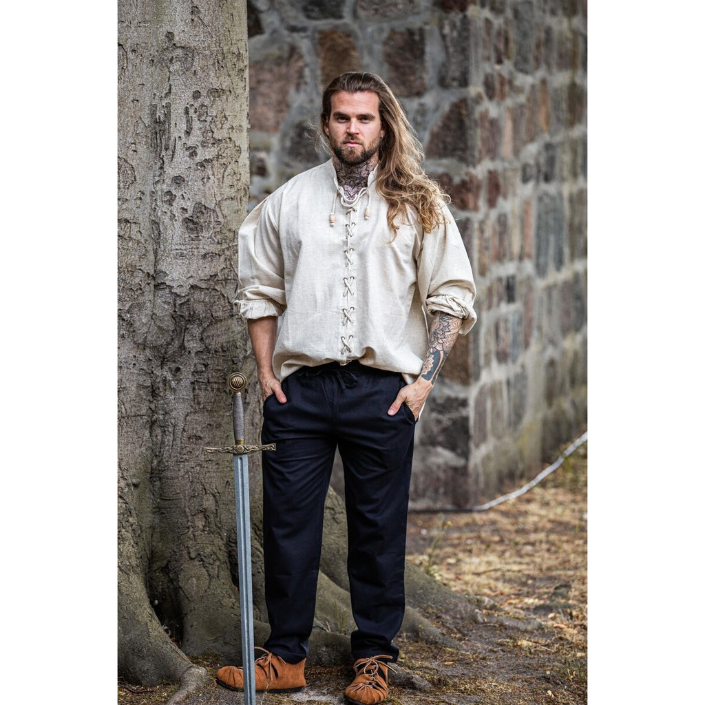 Product image Medieval Lace-Up Shirt Dagwin beige