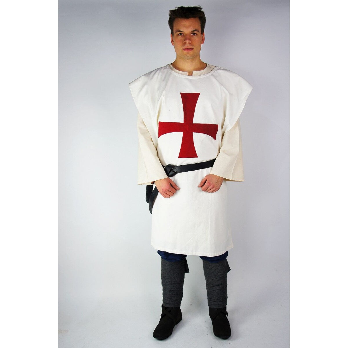 Product image Medieval Surcoat of the Knights Templar black-red