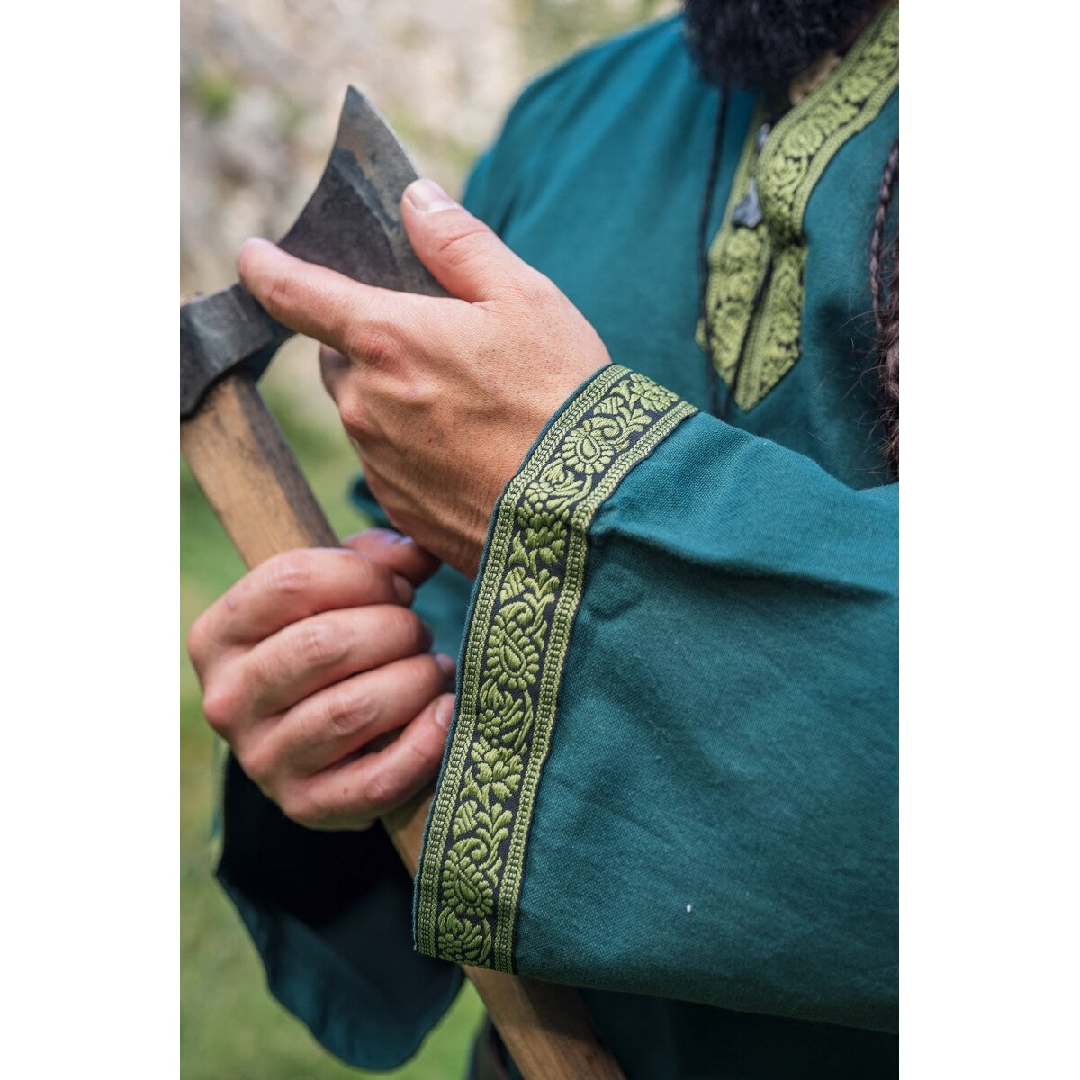 Product image Medieval Tunic with Trim Halvor green