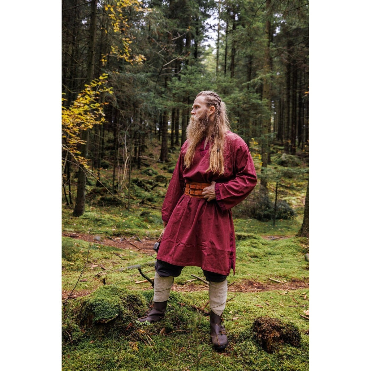 Product image Medieval Tunic with Trim Halvor red