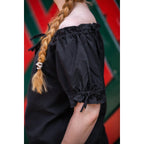 Product image Medieval Short-Sleeve Blouse Otilia Black