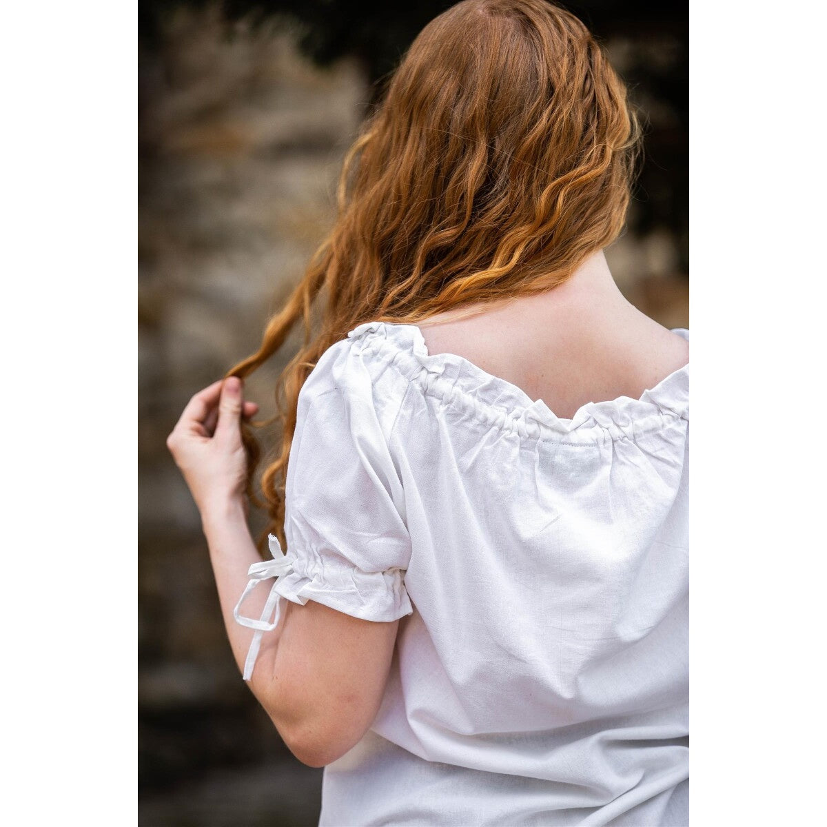 Product image Medieval Short-Sleeve Blouse Otilia White