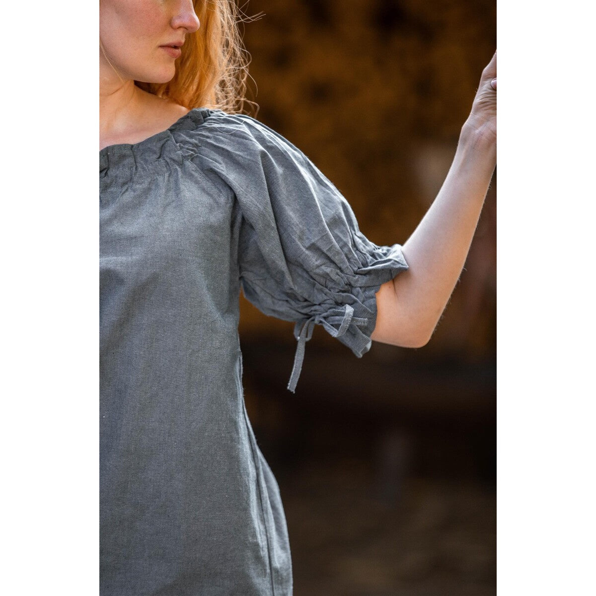 Product image Medieval Short-Sleeve Blouse Verena blue