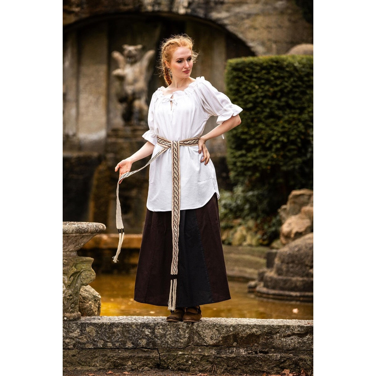 Product image Medieval Short-Sleeve Blouse Verena white
