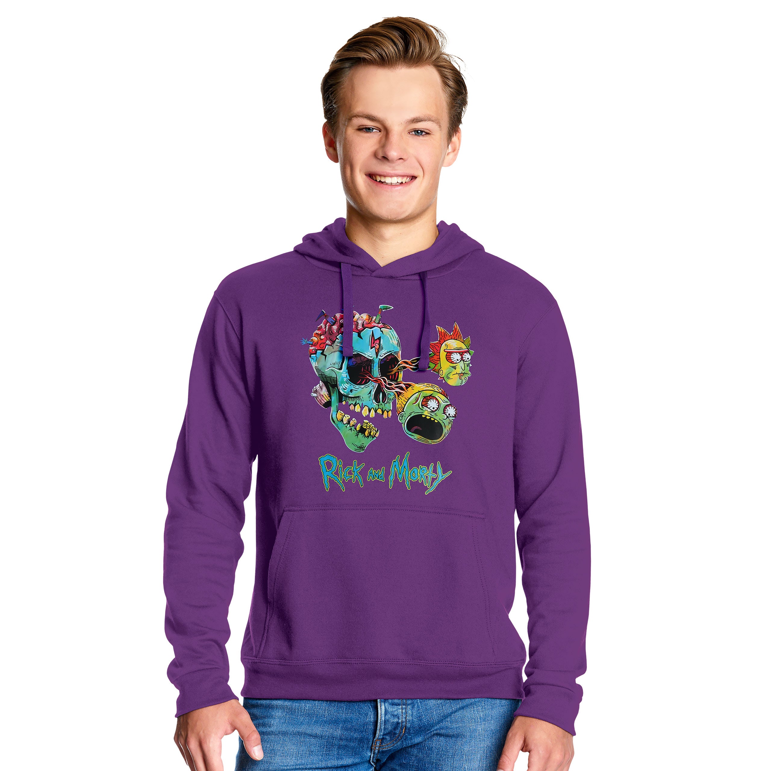 Product image Rick and Morty - Morty and Rick Face Hoodie