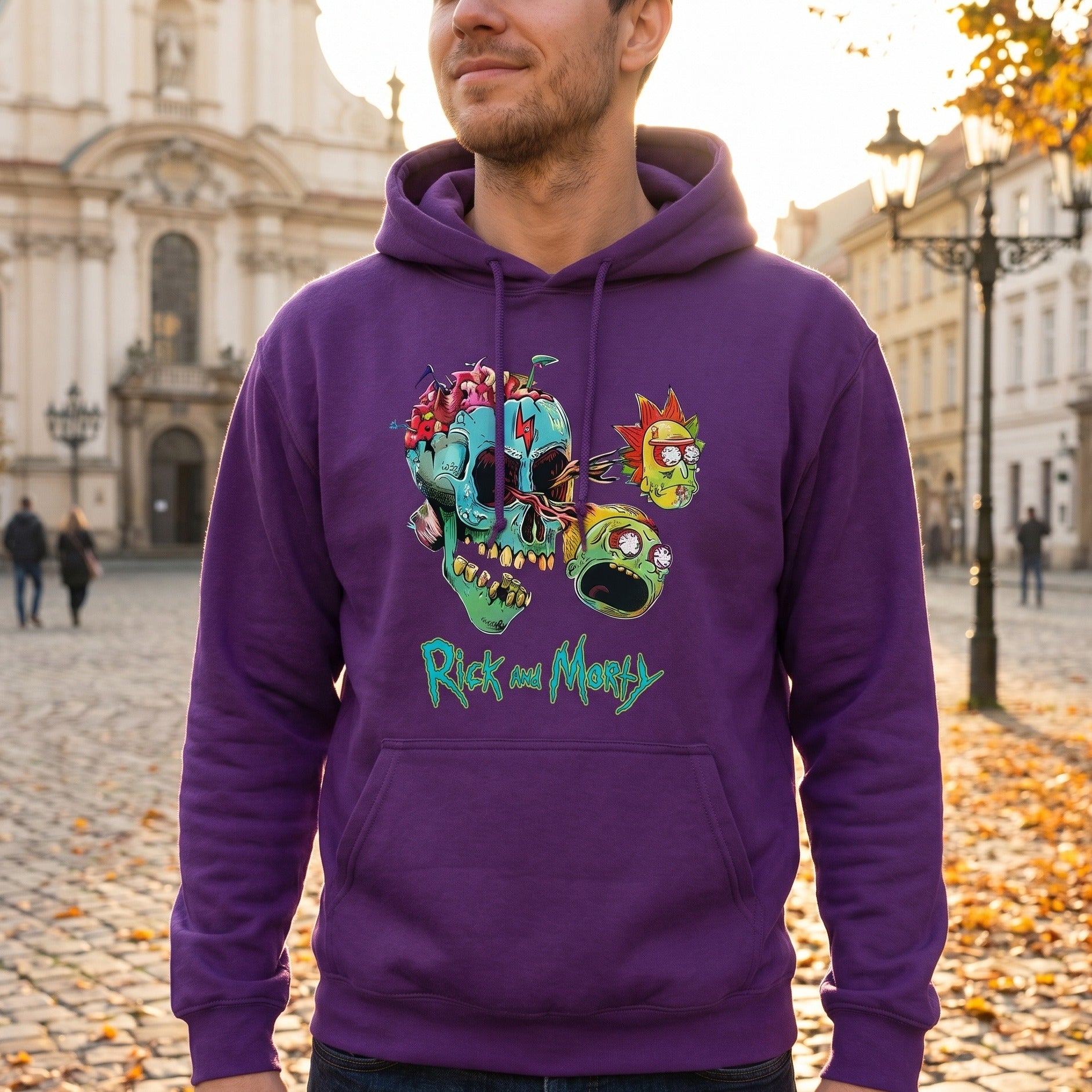 Product image Rick and Morty - Morty and Rick Face Hoodie