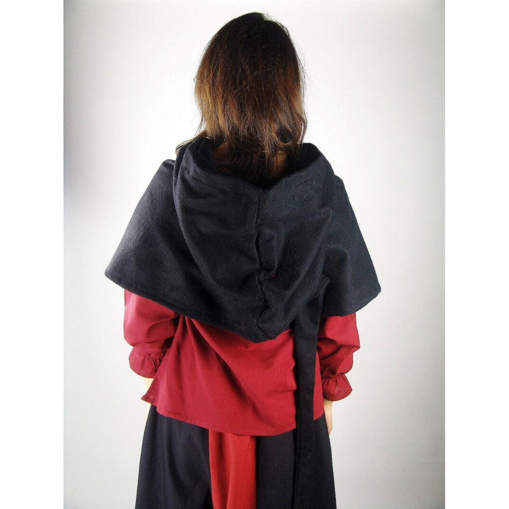 Product image Medieval Wool Cowl Anita black